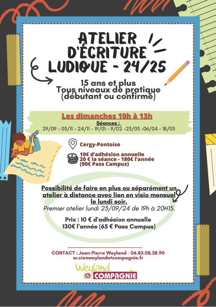 flyer atelier d'improvistation